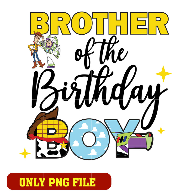 Toy story brother of the birthday boy png