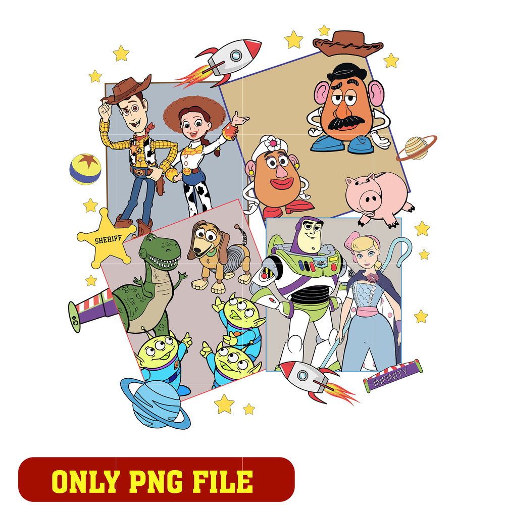 Toy story disney friends story png