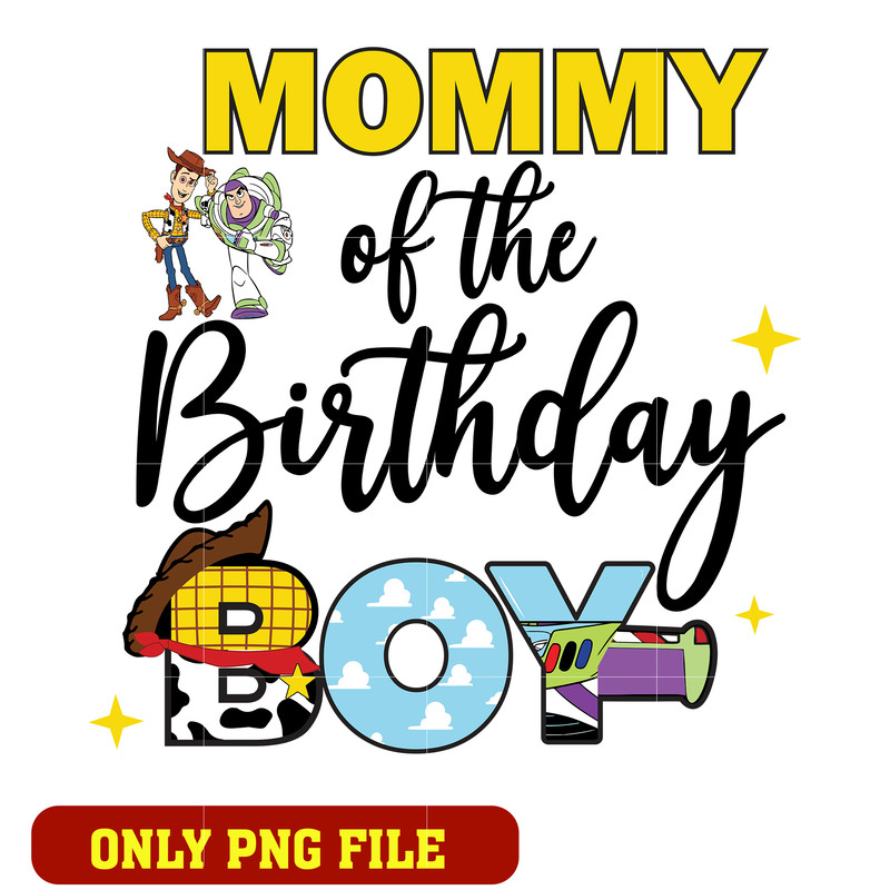 Toy story mommy of the birthday boy png