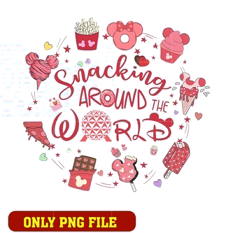 Valentine Day Snacking Around The World png