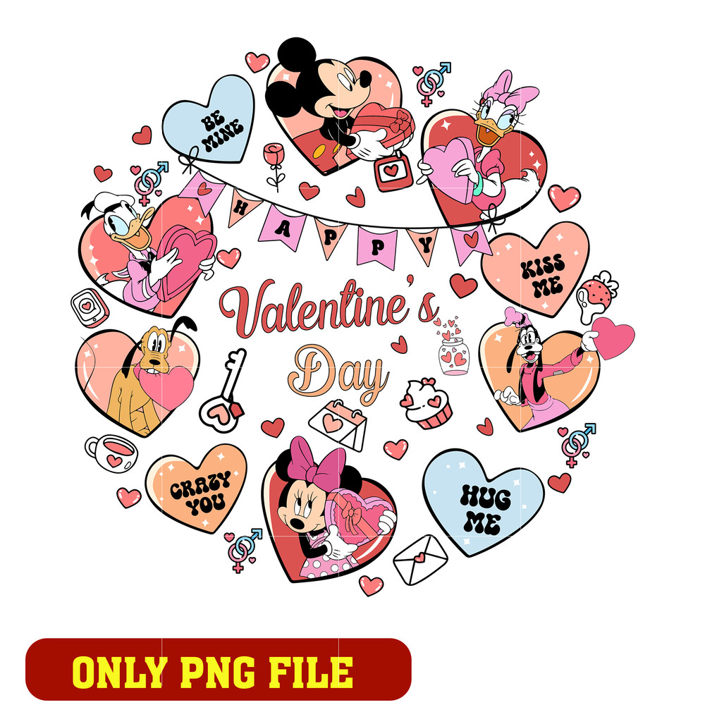 Valentine Mouse Doodle png