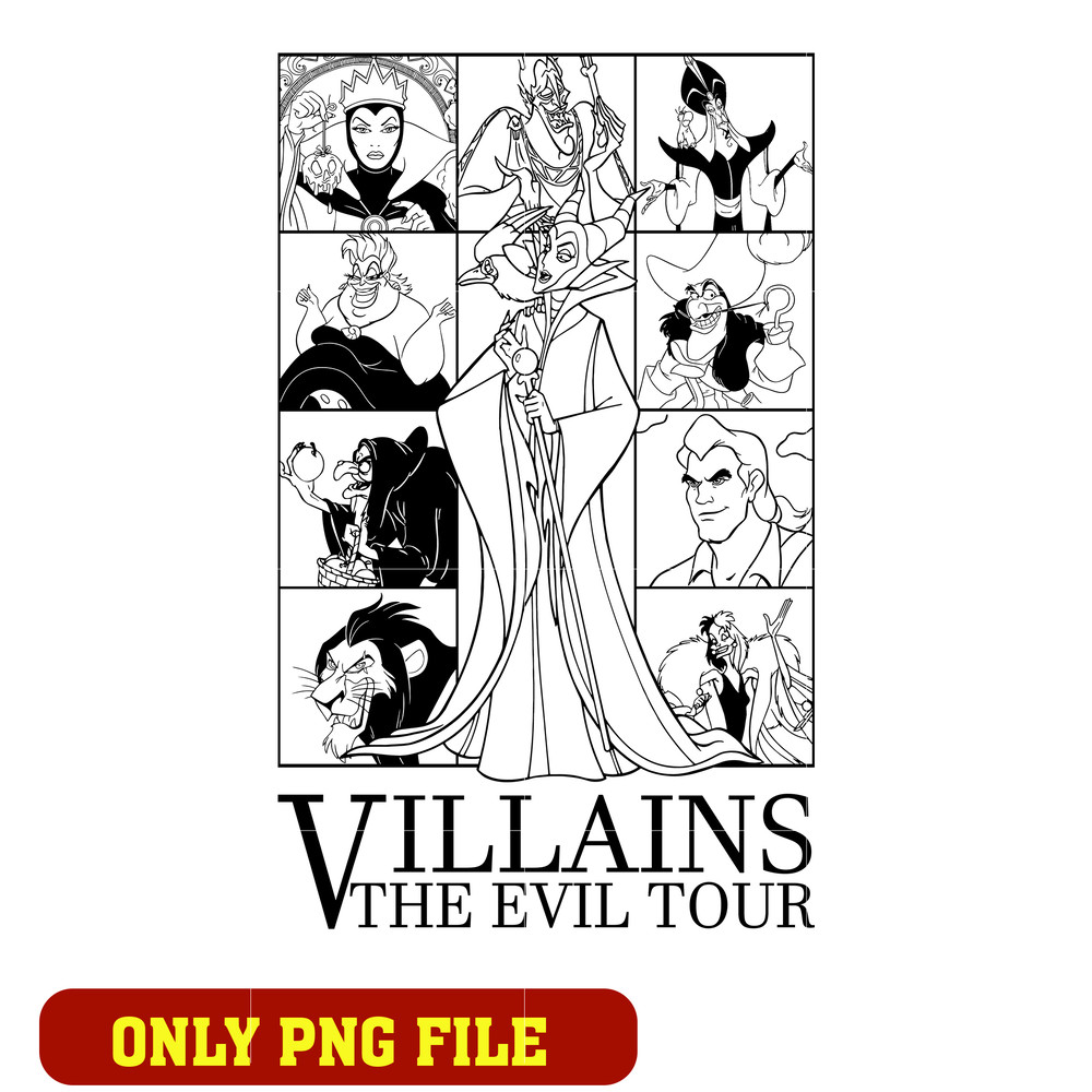 Villains the evil tour png