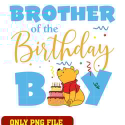 winnie the pooh brother of the birthday boy png