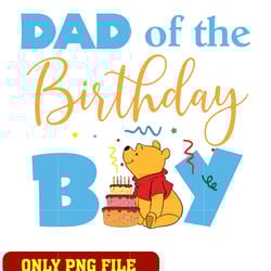winnie the pooh dad of the birthday boy png