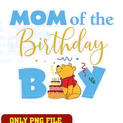 winnie the pooh mom of the birthday boy png