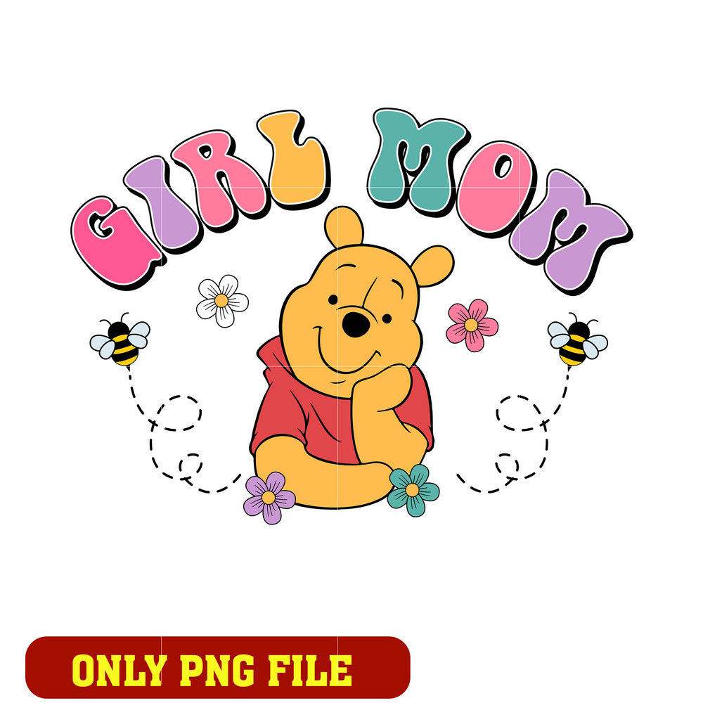 Winnie-the-Pooh girl mom png