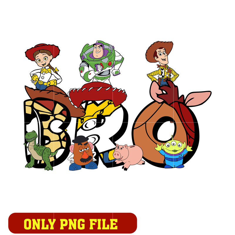 Woody friends bro png
