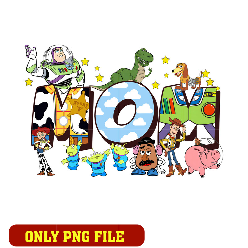 Woody friends toy story mom png