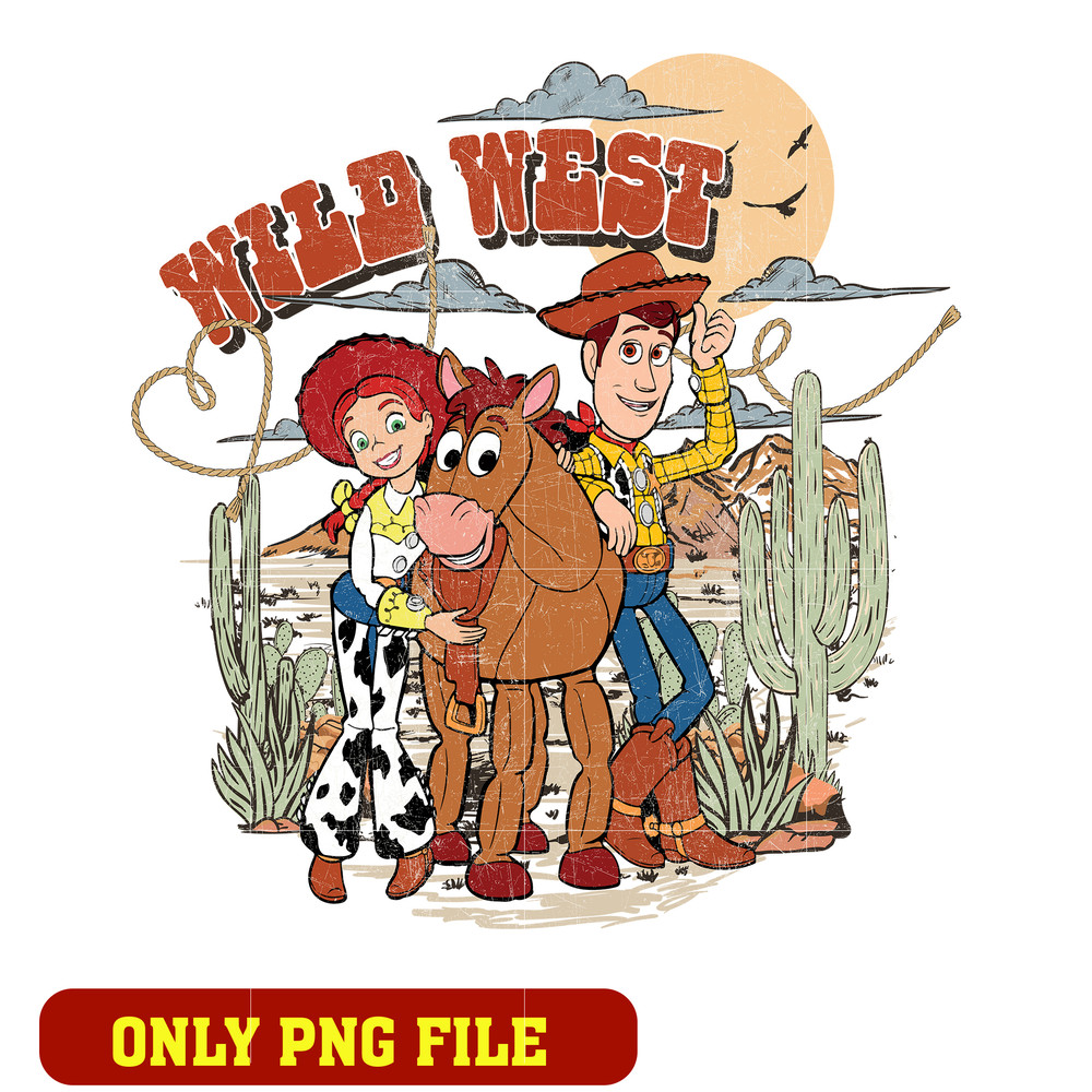 Woody friends wild west png