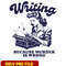 Writing because murder is wrong logo png