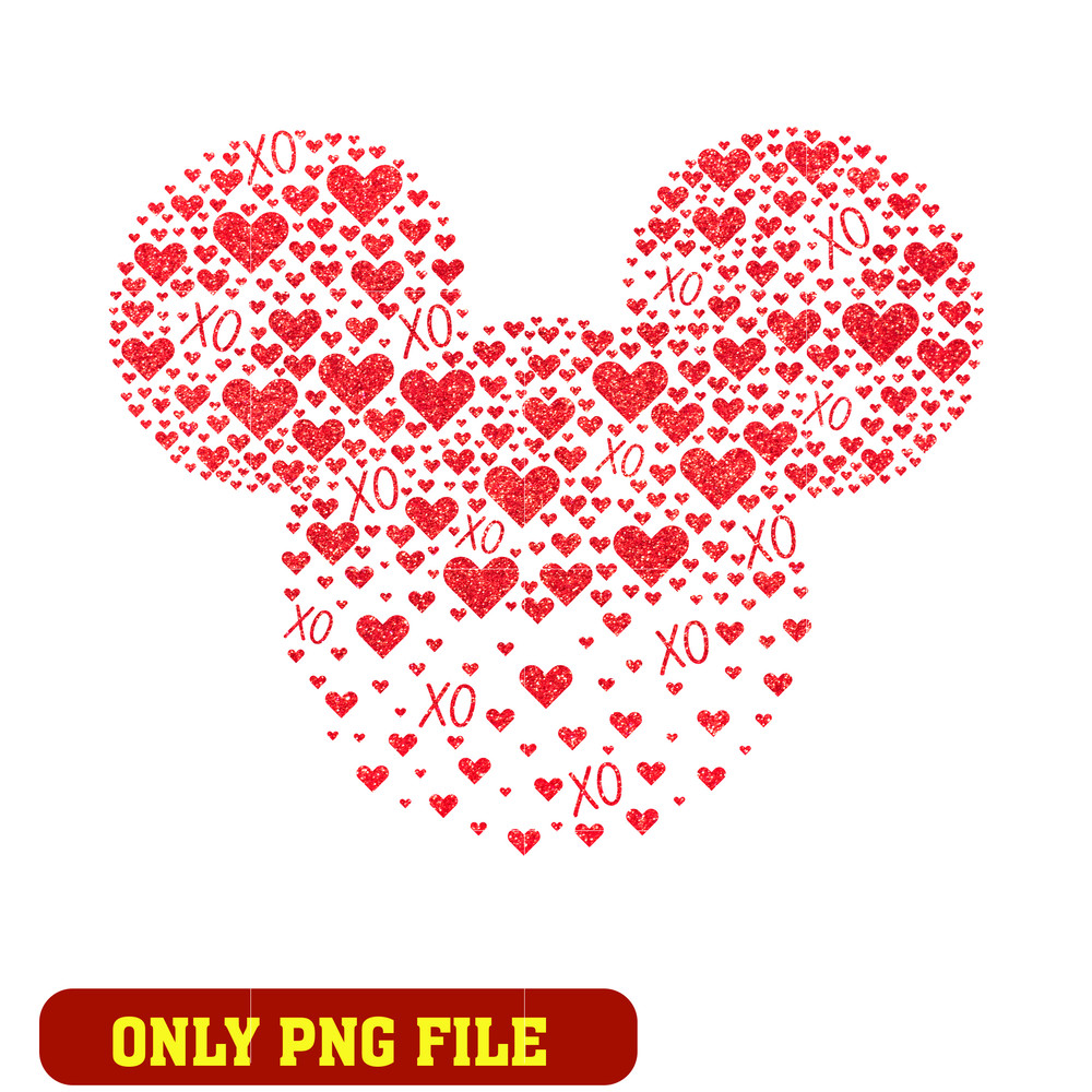 Xo Mickey Mouse head png