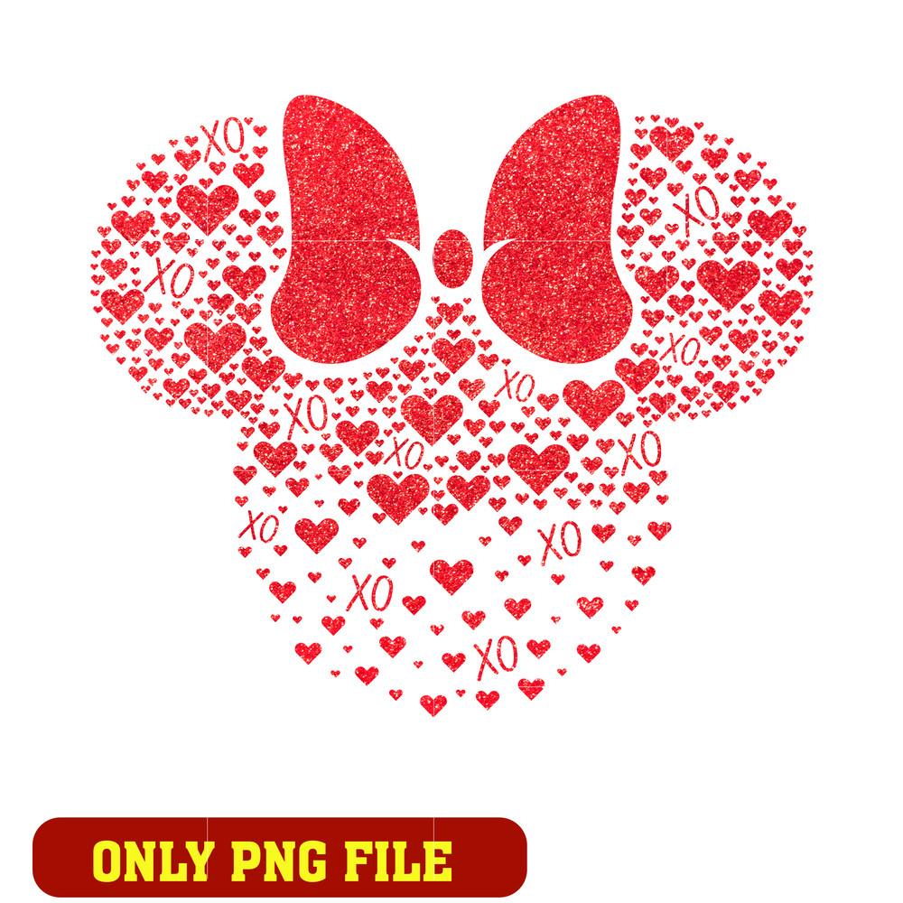 Xo Minnie mouse head png