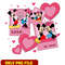 Xoxo Mickey mouse and minnie mouse valentines png
