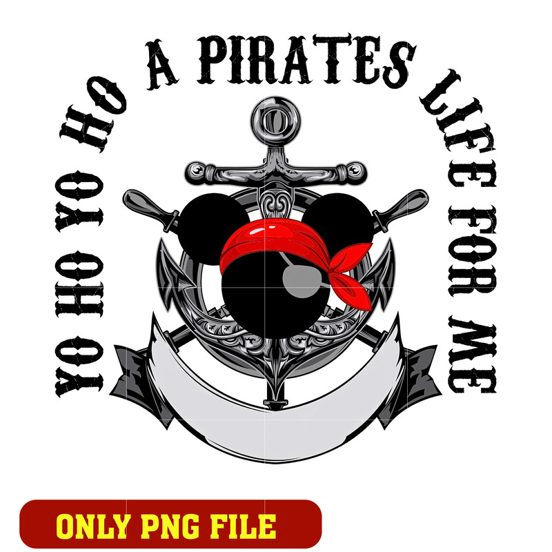 Yo Ho Yo Ho A Pirate's Life For Me mickey png