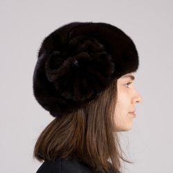 Winter Mink Berets. Real Fur Beret. Mink Hats. Fur Beret. Winter Berets. Women Berets. Ladies Fur Hats. Womens Fur Beret