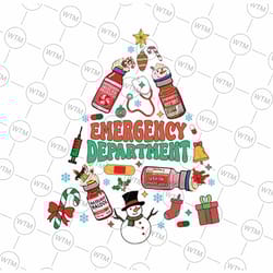 christmas er nurse tree png, xmas er crew funny er ed nurse tech png, emergency department png, christmas png, digital d