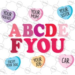 abcdefyou bleached svg png, valentines bleached svg, valentine svg, abcdefu svg, funny valentines svg, cut file for cric