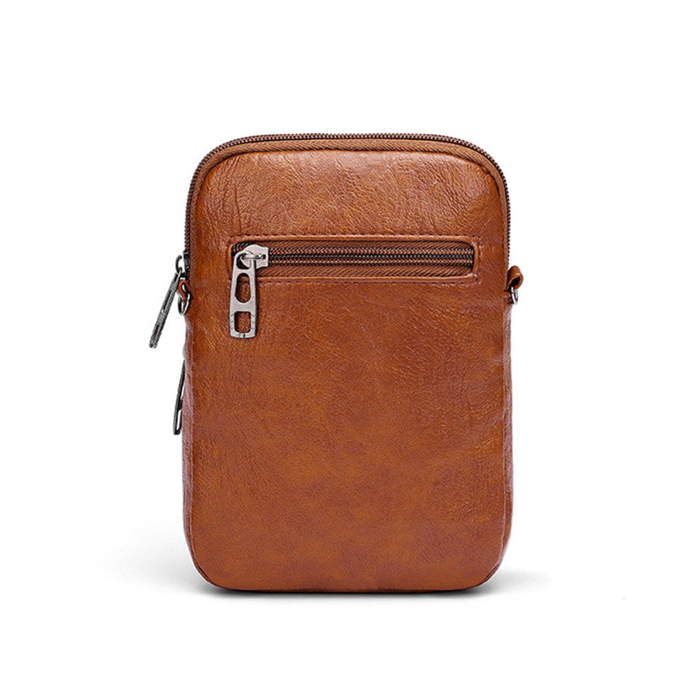 Women Vintage Crossbody Bag MultiFunctional Soft PU Leather Small Shoulder Bag For Phone  Cash 3