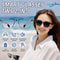Convertible TWS Smart Glasses With Sunglasses Clear Lenses Wireless Audio Bluetooth Call Music Out 0