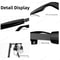 Convertible TWS Smart Glasses With Sunglasses Clear Lenses Wireless Audio Bluetooth Call Music Out 5