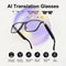 Smart AI Translation Glasses with Photochromic Lenses, Real-Time Languages Translator for Travel & Businesse