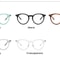Unisex Vintage Round Optical Glasses Frame Anti Blue Light Eyeglasses With Transparent Prescription 5