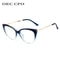 OEC CPO Vintage Cat Eye Optical Glasses Frames Women Stylish Eyewear Clear Lens Optical Eyeglasses Frame Prescription