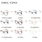 OEC CPO Vintage Cat Eye Optical Glasses Frames Women Stylish Eyewear Clear Lens Optical Eyeglasses Frame Prescription