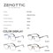 Fashion Square Eyewear for Men, Titanium Alloy Ultralight Optical Glasses Frame Non-Prescription Metal Eyeglasses