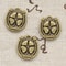 Vintage Charms Horseshoe Lucky Clover Antique Pendant, Tibetan Bronze Silver DIY Jewelry Making Supplies