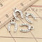 Charms Lucky Horseshoe Good Luck Talisman Pendants Tibetan Silver Color Antique Jewelry Making DIY Handmade Craft