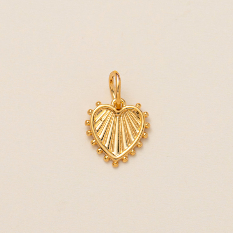 GoldPlated Small Pendant With Love Airplane Letters Smiling Face  Horseshoe Color Preserved Fashion