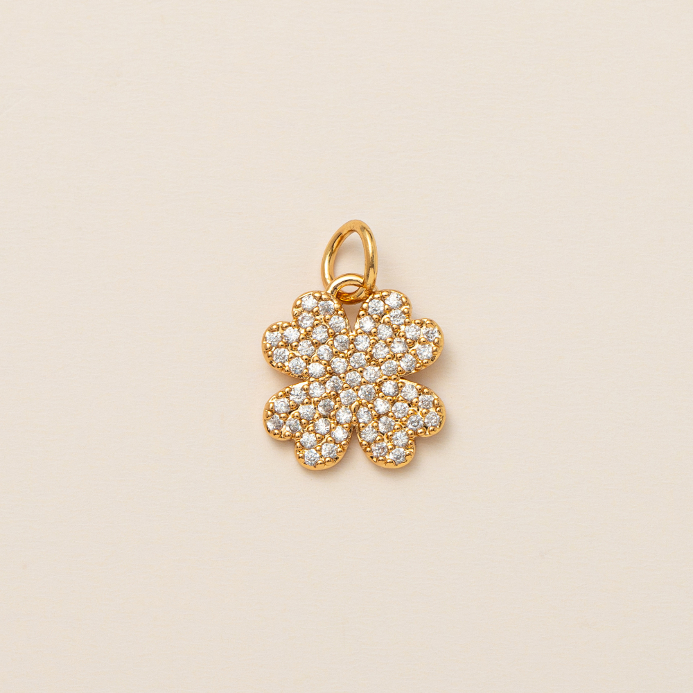 GoldPlated Small Pendant With Love Airplane Letters Smiling Face  Horseshoe Color Preserved Fashion