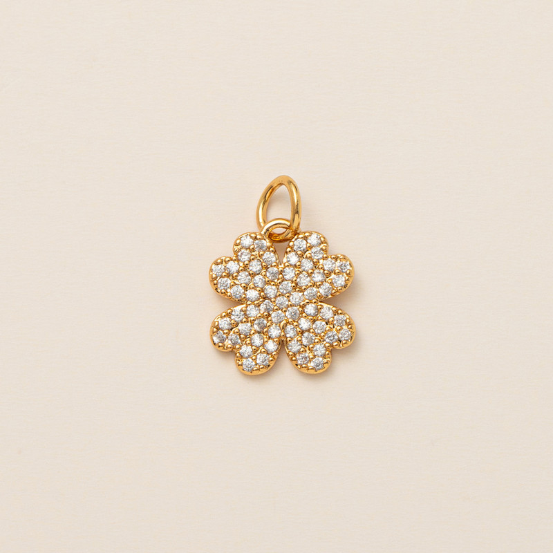 GoldPlated Small Pendant With Love Airplane Letters Smiling Face  Horseshoe Color Preserved Fashion