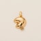 GoldPlated Small Pendant With Love Airplane Letters Smiling Face Horseshoe Color Preserved Fashion