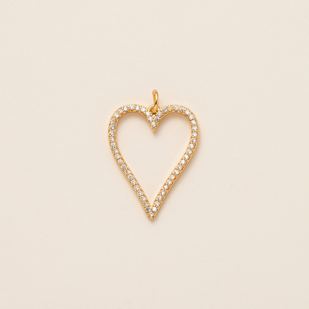 GoldPlated Small Pendant With Love Airplane Letters Smiling Face  Horseshoe Color Preserved Fashion