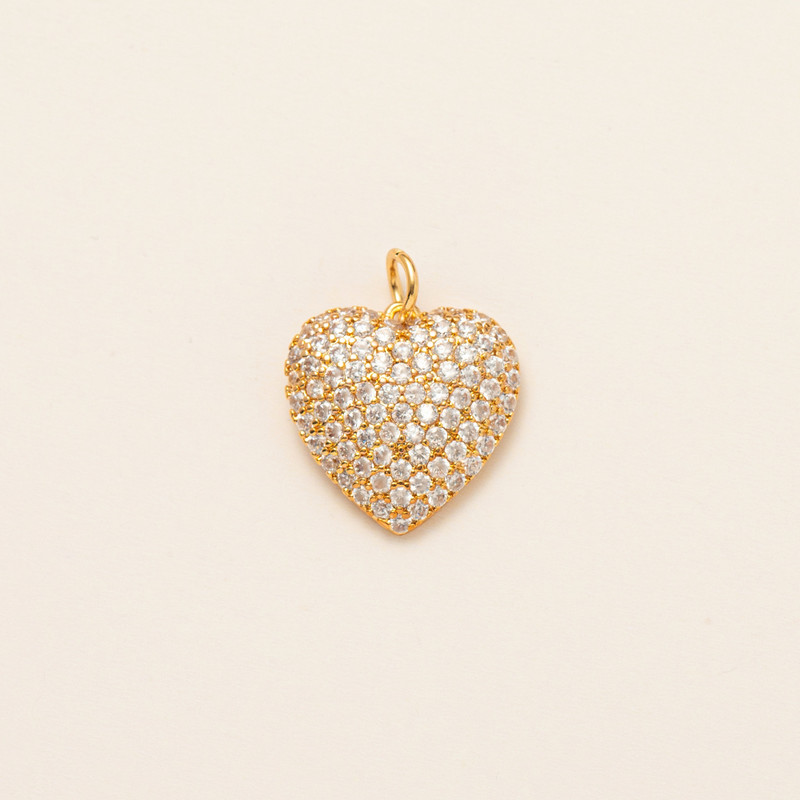 GoldPlated Small Pendant With Love Airplane Letters Smiling Face  Horseshoe Color Preserved Fashion