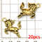 Western Cowboy Charms Set Alloy Horseshoe Cactus Hat Boots Pendants For DIY Jewelry Making Bracelet 10