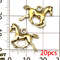 Western Cowboy Charms Set Alloy Horseshoe Cactus Hat Boots Pendants For DIY Jewelry Making Bracelet 12