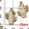 Western Cowboy Charms Set Alloy Horseshoe Cactus Hat Boots Pendants For DIY Jewelry Making Bracelet 19