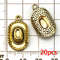 Western Cowboy Charms Set Alloy Horseshoe Cactus Hat Boots Pendants For DIY Jewelry Making Bracelet 20
