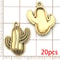 Western Cowboy Charms Set Alloy Horseshoe Cactus Hat Boots Pendants For DIY Jewelry Making Bracelet 23