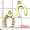 Western Cowboy Charms Set Alloy Horseshoe Cactus Hat Boots Pendants For DIY Jewelry Making Bracelet 25