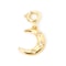 Gold Plated Brass Charms With Spring Ring Clasp Heart Horseshoe Pendants For DIY Necklace Bracele 6