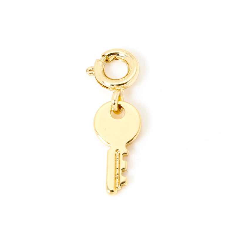 Gold Plated Brass Charms With Spring Ring Clasp Heart  Horseshoe Pendants For DIY Necklace  Bracele 10