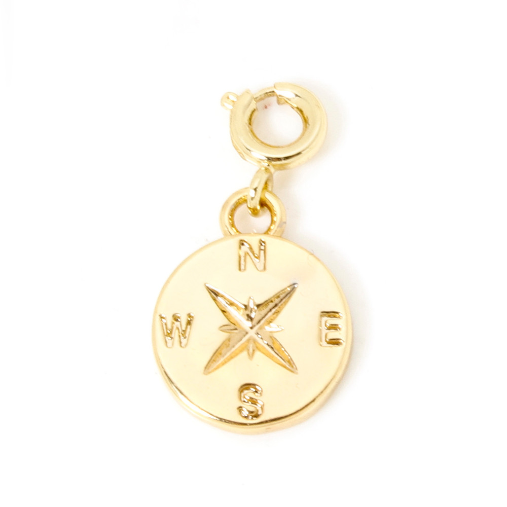 Gold Plated Brass Charms With Spring Ring Clasp Heart  Horseshoe Pendants For DIY Necklace  Bracele 11