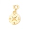 Gold Plated Brass Charms With Spring Ring Clasp Heart Horseshoe Pendants For DIY Necklace Bracele 11