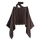 Summer Womens Loose Cropped Cloak Jackets with Rivet Scarf, New Cape Coats and Jackets Holiday Casual Poncho Style