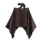 Summer Womens Loose Cropped Cloak Jackets with Rivet Scarf, New Cape Coats and Jackets Holiday Casual Poncho Style