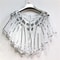 Retro Beaded Sequin Flapper Shawl Loose Decoration Outerwear Short Cape Evening Party Ladies Cloak 14